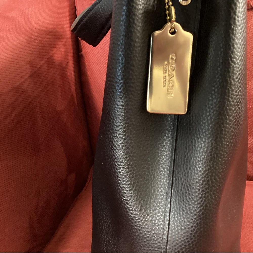 Coach Black Shoulder Bag - Picture 5 of 10